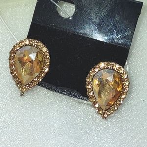 Citrine Gold Topaz Earrings